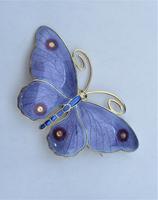 Marius Hammer Silver Gilt & Enamel Butterfly Brooch, c1920 (2 of 10) Marius Hammer Silver Gilt & Enamel Butterfly Brooch, c1920 (2 of 10)