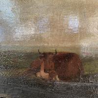 Antique large Georgian landscape oil painting study of cows (7 of 9) Antique large Georgian landscape oil painting study of cows (7 of 9)