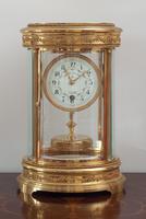 French Claude Grivolas Oval Cased 400 Day Torsion Mantle Clock c.1900 (7 of 8) French Claude Grivolas Oval Cased 400 Day Torsion Mantle Clock c.1900 (7 of 8)