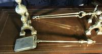 Quality Brass Andirons & Companion Set (12 of 17) Quality Brass Andirons & Companion Set (12 of 17)