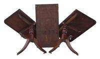Georgian C1810 Mahogany Extending Pedestal Dining Table 19th Century (9 of 9) Georgian C1810 Mahogany Extending Pedestal Dining Table 19th Century (9 of 9)