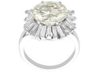 8.24ct Diamond & Platinum Ring by Boucheron - Vintage c.1950 (6 of 13) 8.24ct Diamond & Platinum Ring by Boucheron - Vintage c.1950 (6 of 13)
