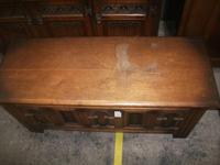 Carved Oak Lift Top Coffer (2 of 4) Carved Oak Lift Top Coffer (2 of 4)