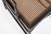 English 19th Century Regency Ebonised Cane Seat Sofa (8 of 8) English 19th Century Regency Ebonised Cane Seat Sofa (8 of 8)