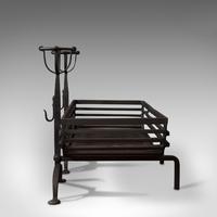 Antique Fire Basket, Pair of Andirons, English, Iron, Fireside, Victorian, 1900 (3 of 12) Antique Fire Basket, Pair of Andirons, English, Iron, Fireside, Victorian, 1900 (3 of 12)