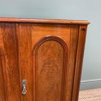 Beautifully Figured Victorian Walnut Antique Cupboard (4 of 7) Beautifully Figured Victorian Walnut Antique Cupboard (4 of 7)