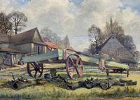 The Green Cart by R.Coleman 1971 - Fine Farmstead Landscape Watercolour Painting (7 of 11) The Green Cart by R.Coleman 1971 - Fine Farmstead Landscape Watercolour Painting (7 of 11)