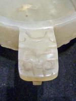Chinese 18thC or Earlier, Miniature Jade Gui Form Archaistic Censer & Stand (2 of 9) Chinese 18thC or Earlier, Miniature Jade Gui Form Archaistic Censer & Stand (2 of 9)