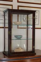 Antique Vintage Mahogany & Glass Display Cabinet with glass shelves (7 of 7) Antique Vintage Mahogany & Glass Display Cabinet with glass shelves (7 of 7)