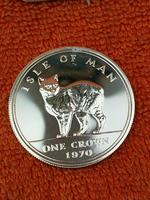 12 x 1970 Isle of Man One Crown Silver Proof Coins - Manx Tailless Cat - Cased (4 of 5) 12 x 1970 Isle of Man One Crown Silver Proof Coins - Manx Tailless Cat - Cased (4 of 5)