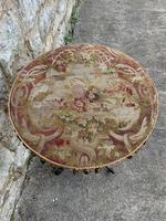 Painted Victorian Gypsy Table With Needlework Top (3 of 6) Painted Victorian Gypsy Table With Needlework Top (3 of 6)