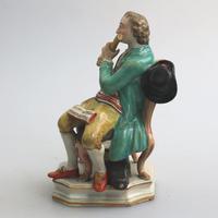 Enoch Wood - Rare Staffordshire Figure of a Flutist c.1810 (7 of 9) Enoch Wood - Rare Staffordshire Figure of a Flutist c.1810 (7 of 9)