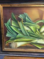 Oil on Board- Still-life Leeks (3 of 5) Oil on Board- Still-life Leeks (3 of 5)