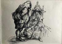 Original Pen and ink drawing by John Berry c.1960 (2 of 2) Original Pen and ink drawing by John Berry c.1960 (2 of 2)