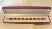 Vintage Silver & Milliflori Glass Bracelet 1970s Length 7 3/4" Heavy 23.7 Grams (12 of 12) Vintage Silver & Milliflori Glass Bracelet 1970s Length 7 3/4" Heavy 23.7 Grams (12 of 12)