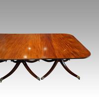 George V Mahogany 3 Pillar Dining Table (7 of 14) George V Mahogany 3 Pillar Dining Table (7 of 14)