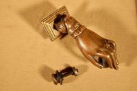 Interesting Bronze Door Knocker in the Shape of a Hand (5 of 8) Interesting Bronze Door Knocker in the Shape of a Hand (5 of 8)