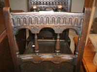 Set of 4 Carved Oak Dining Chairs 770-1680 (2 of 3) Set of 4 Carved Oak Dining Chairs 770-1680 (2 of 3)