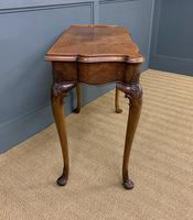 Serpentine Fronted Queen Anne Style Burr Walnut Side Table (3 of 16) Serpentine Fronted Queen Anne Style Burr Walnut Side Table (3 of 16)