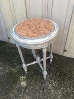 Painted French marble top occasional table (8 of 8) Painted French marble top occasional table (8 of 8)