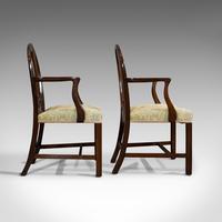 Pair of Antique Hepplewhite Revival Carvers, Mahogany, Armchair, Victorian (11 of 12) Pair of Antique Hepplewhite Revival Carvers, Mahogany, Armchair, Victorian (11 of 12)