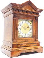 Incredible Burr Walnut Mantel Clock Westminster Chime Musical Bracket Clock Chiming on 5 Coiled Gongs (2 of 5) Incredible Burr Walnut Mantel Clock Westminster Chime Musical Bracket Clock Chiming on 5 Coiled Gongs (2 of 5)