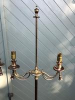 Pair of Antique Brass Floor Lamps (4 of 8) Pair of Antique Brass Floor Lamps (4 of 8)