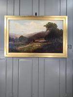 Antique Signed Victorian Landscape Oil Painting of Flock of Sheep (10 of 10) Antique Signed Victorian Landscape Oil Painting of Flock of Sheep (10 of 10)