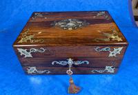 Victorian Jewellery Box with Mother of Pearl Inlay (8 of 13) Victorian Jewellery Box with Mother of Pearl Inlay (8 of 13)
