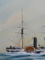 Watercolour Paddle Steamer Artist Paul E Johnston (5 of 12) Watercolour Paddle Steamer Artist Paul E Johnston (5 of 12)