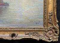 W. H. Renwick Small Edwardian Moonlit Sailing Seascape Oil Painting (10 of 11) W. H. Renwick Small Edwardian Moonlit Sailing Seascape Oil Painting (10 of 11)