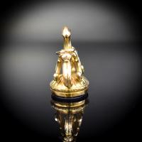 Antique Sardonyx Gold Cased Fob Seal Pendant Charm (6 of 9) Antique Sardonyx Gold Cased Fob Seal Pendant Charm (6 of 9)