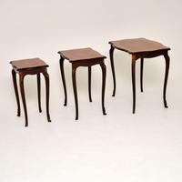 Antique French Inlaid Marquetry Nest of Tables (4 of 9) Antique French Inlaid Marquetry Nest of Tables (4 of 9)