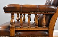 Pair of Victorian Hand Dyed Leather Library Chairs (3 of 13) Pair of Victorian Hand Dyed Leather Library Chairs (3 of 13)