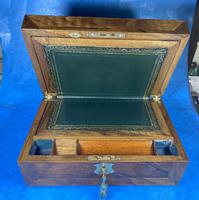 Victorian Walnut Writing Slope with Secret Drawers (9 of 17) Victorian Walnut Writing Slope with Secret Drawers (9 of 17)