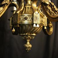 French Gilded Bronze 6 Light Antique Chandelier (8 of 10) French Gilded Bronze 6 Light Antique Chandelier (8 of 10)