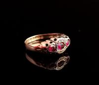 Antique Ruby Paste & Diamond Ring, 9ct Gold (3 of 13) Antique Ruby Paste & Diamond Ring, 9ct Gold (3 of 13)