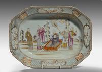 Rare Pair of 18th Century Chinese Deep Rectangular Dishes (5 of 6) Rare Pair of 18th Century Chinese Deep Rectangular Dishes (5 of 6)