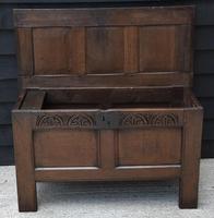 Handsome 17th Century Small Proportioned Oak Coffer/ Chest c.1680 (13 of 14) Handsome 17th Century Small Proportioned Oak Coffer/ Chest c.1680 (13 of 14)