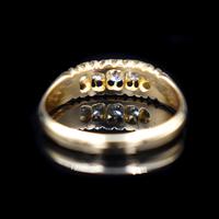 Antique Edwardian Old Cut Diamond Five Stone 18K Gold Ring (4 of 10) Antique Edwardian Old Cut Diamond Five Stone 18K Gold Ring (4 of 10)