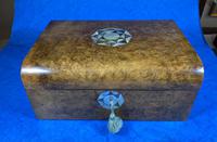 Victorian Walnut Jewellery Box with Inlay (2 of 15) Victorian Walnut Jewellery Box with Inlay (2 of 15)