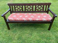 Large 3 Seater Vintage 20th Century Colonial Style Teak Garden Bench (24 of 33) Large 3 Seater Vintage 20th Century Colonial Style Teak Garden Bench (24 of 33)