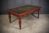 Large Victorian Mahogany Writing Table