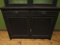 Antique Black Painted Bookcase Dresser Cabinet with Glazed Top, Lockable, Gothic (13 of 14) Antique Black Painted Bookcase Dresser Cabinet with Glazed Top, Lockable, Gothic (13 of 14)