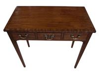 Mahogany 3 Drawer Side Table c1930 (4 of 5) Mahogany 3 Drawer Side Table c1930 (4 of 5)