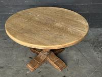 French Round Bleached Oak Farmhouse Dining Table (13 of 19) French Round Bleached Oak Farmhouse Dining Table (13 of 19)