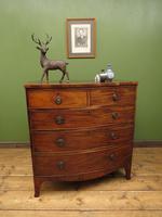 Antique 19th century Mahogany Bow Chest of Drawers, Country House Chest (18 of 18) Antique 19th century Mahogany Bow Chest of Drawers, Country House Chest (18 of 18)