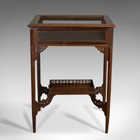 Antique Bijouterie Table, English, Walnut, Glass, Display, Edwardian c.1910 (8 of 12) Antique Bijouterie Table, English, Walnut, Glass, Display, Edwardian c.1910 (8 of 12)