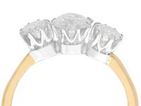 1.70ct Diamond & 18ct Yellow Gold, Trilogy Ring - Antique Victorian 1876 (2 of 9) 1.70ct Diamond & 18ct Yellow Gold, Trilogy Ring - Antique Victorian 1876 (2 of 9)