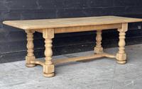 French Bleached Oak Refectory Farmhouse Dining Table (10 of 26) French Bleached Oak Refectory Farmhouse Dining Table (10 of 26)